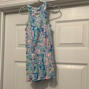 Lilly Pulitzer Blue and Pink Floral Dress